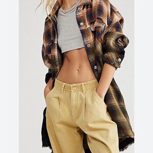 We The Free Anneli Plaid Shirt Jacket XL